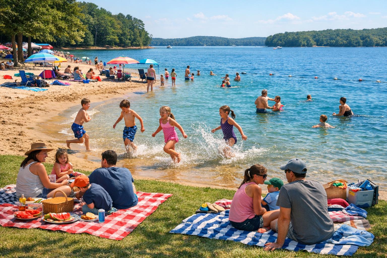 Lake Lanier Swimming Beaches: The Full Ranked Guide for Summer 2025 ...